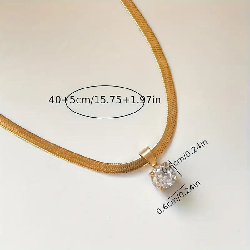 Olivia Necklace | Gold