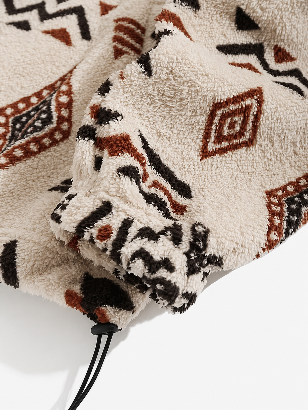 Juniper™ | Aztec Sherpa Bomber - Plus size model