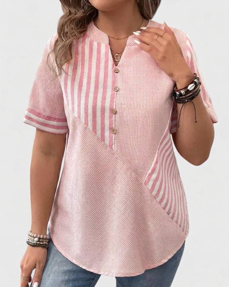 Gigi | Sophisticated Blouse - Plus size model
