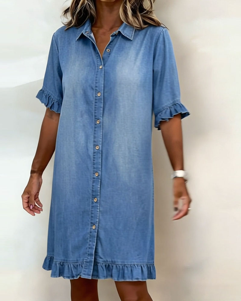 Amelia | Comfortable Denim Dress