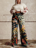 Élodie - Elegant Wide Trousers - Plus size model