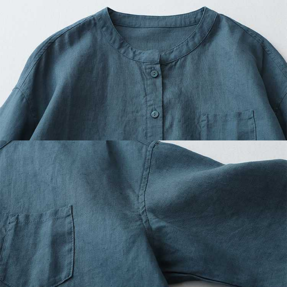 Brooks - Classic Pure Cotton Plain Shirt With Pocket