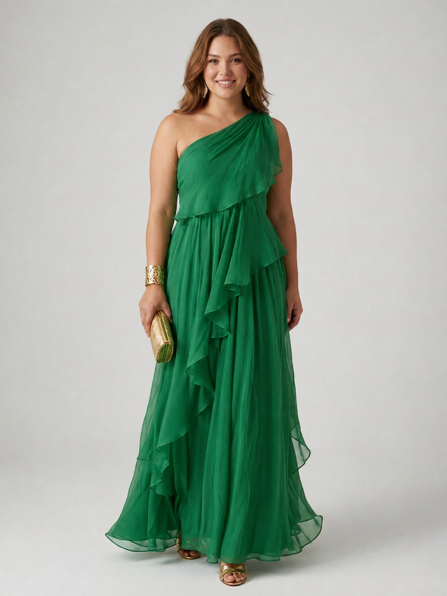 Tracey Maxi Dress - Plus size model