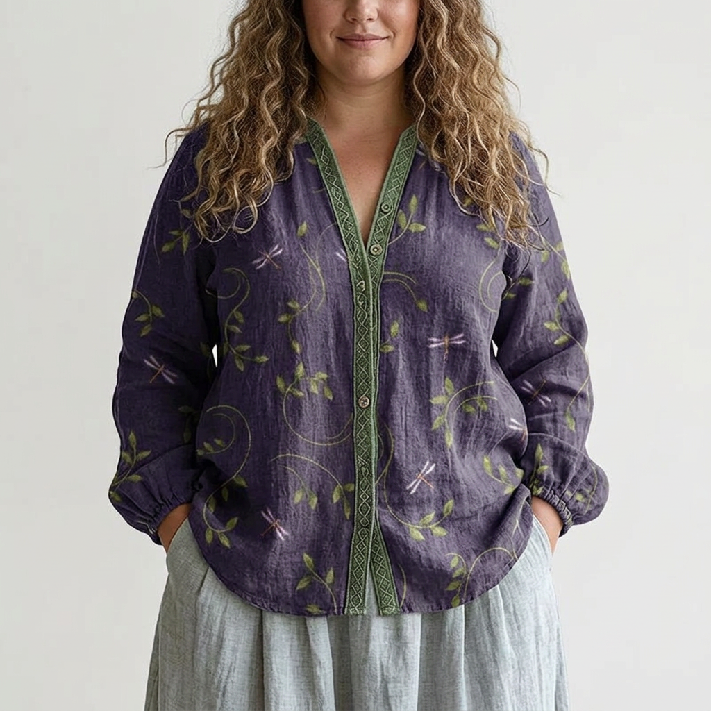 Olivianne | Elegant Blouse - Plus size model
