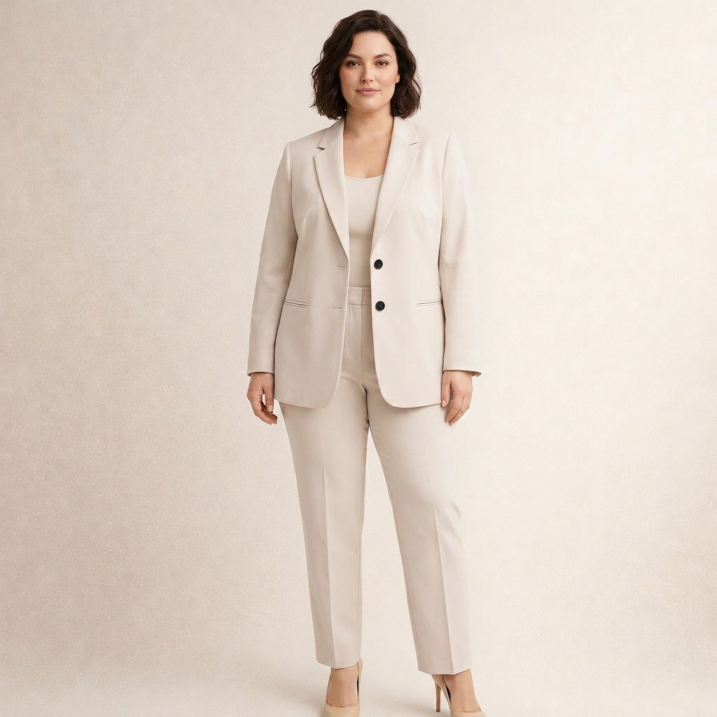 Veronica | Elegant Suit Set - Plus size model