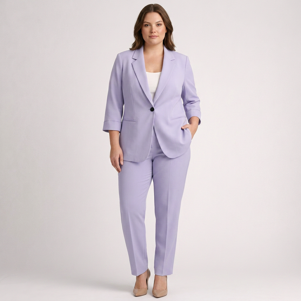 Veronica | Elegant Suit Set - Plus size model