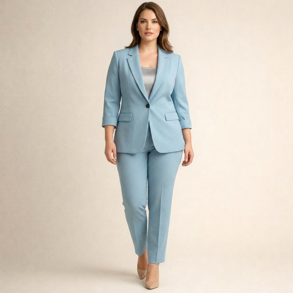 Veronica | Elegant Suit Set - Plus size model
