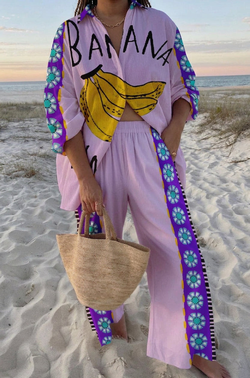 Lilavera | Linen Set - Plus size model