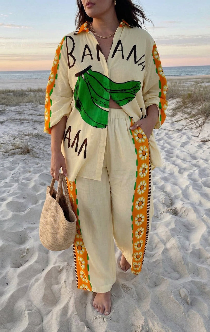 Citravelle | Linen Set - Plus size model