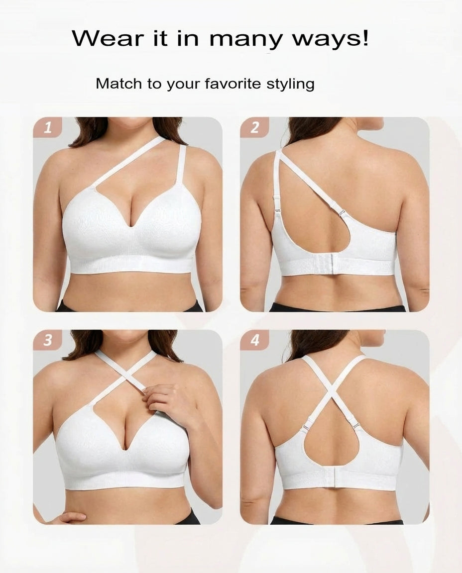 Shaping Bra Without Underwire - Plus size model