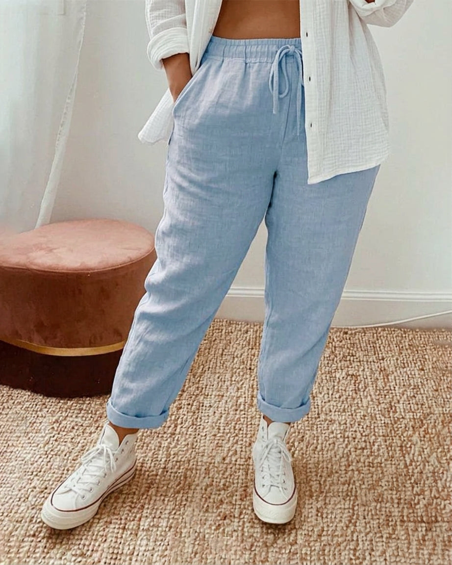 Remy | Casual & Elegant Waistband Trouser - Plus size model