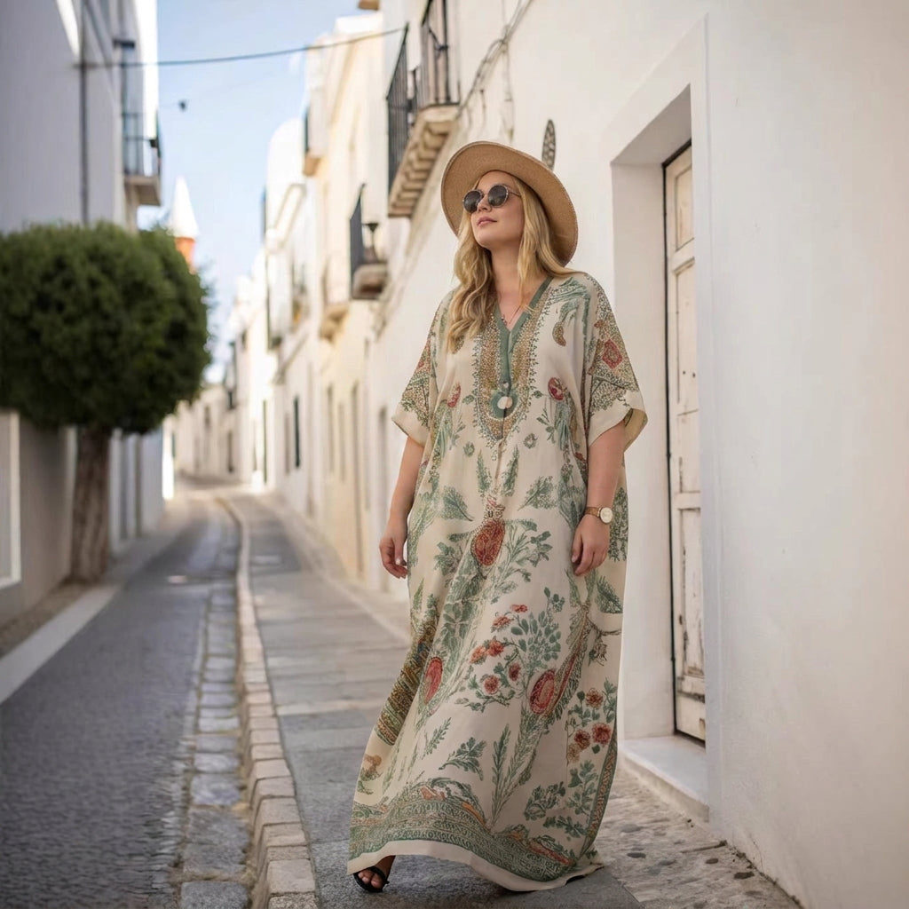 Sienna | Effortless Boho Maxi Dress - Plus size model
