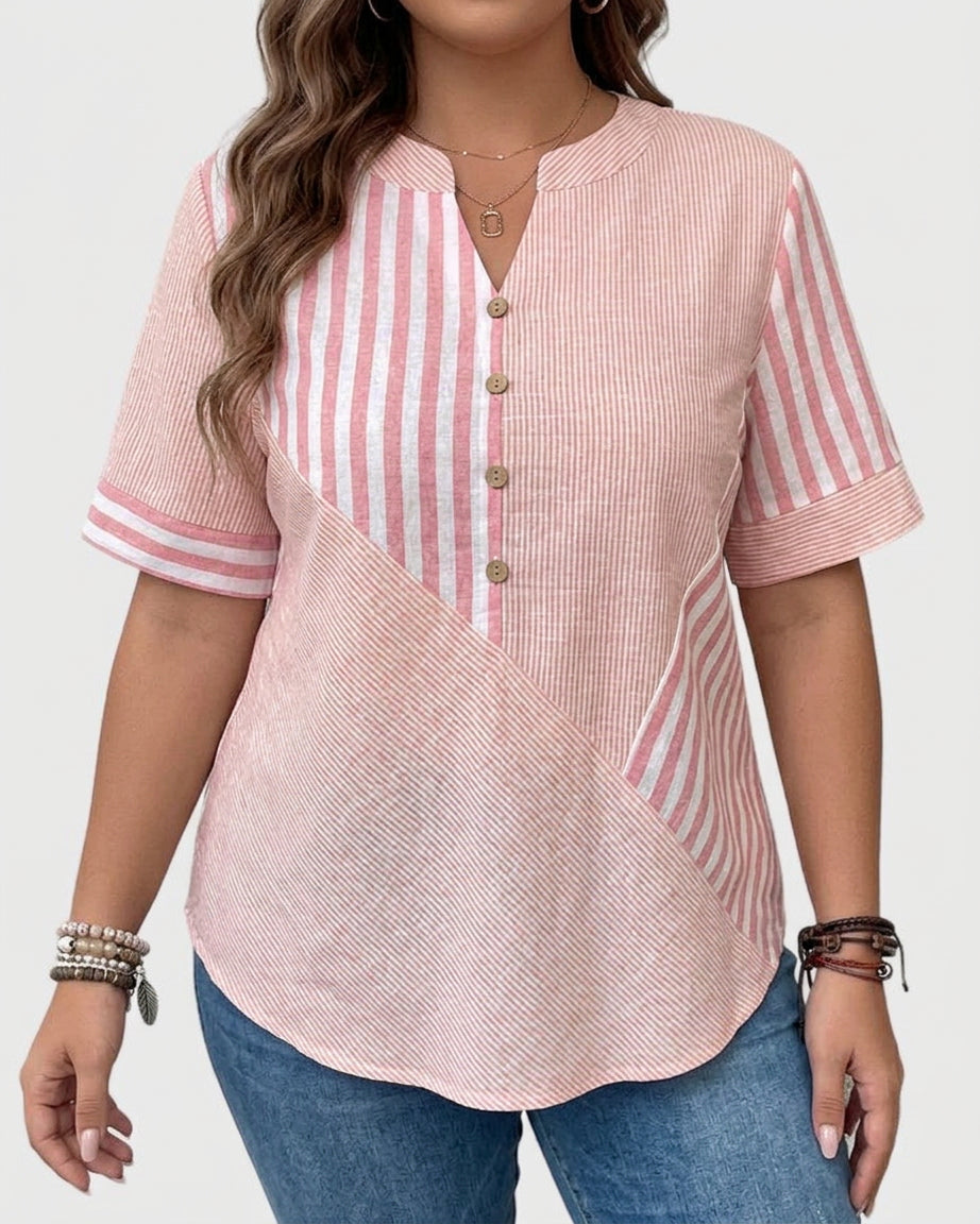 Gigi | Sophisticated Blouse - Plus size model