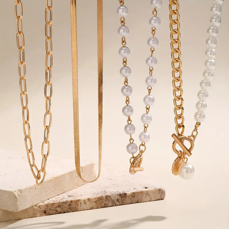 Sophia Necklace Set | Gold