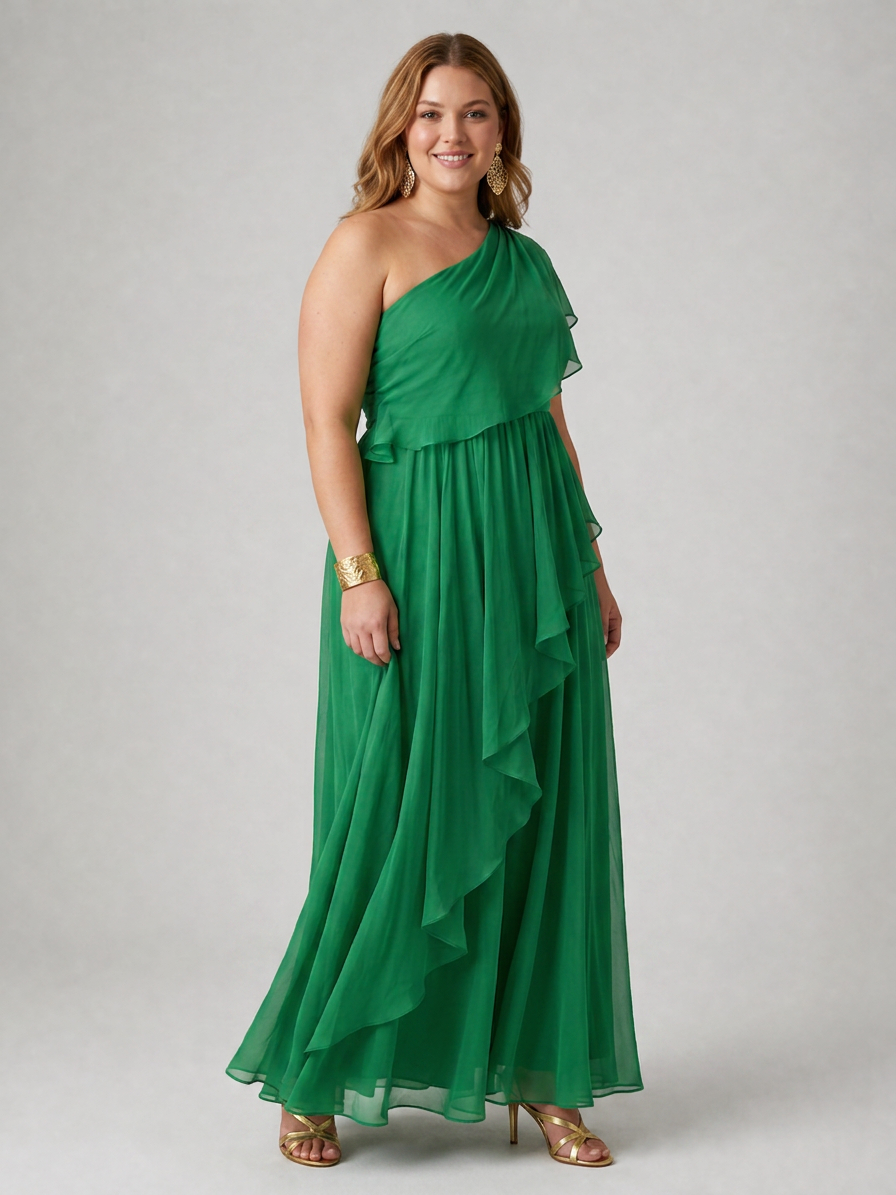 Tracey Maxi Dress - Plus size model