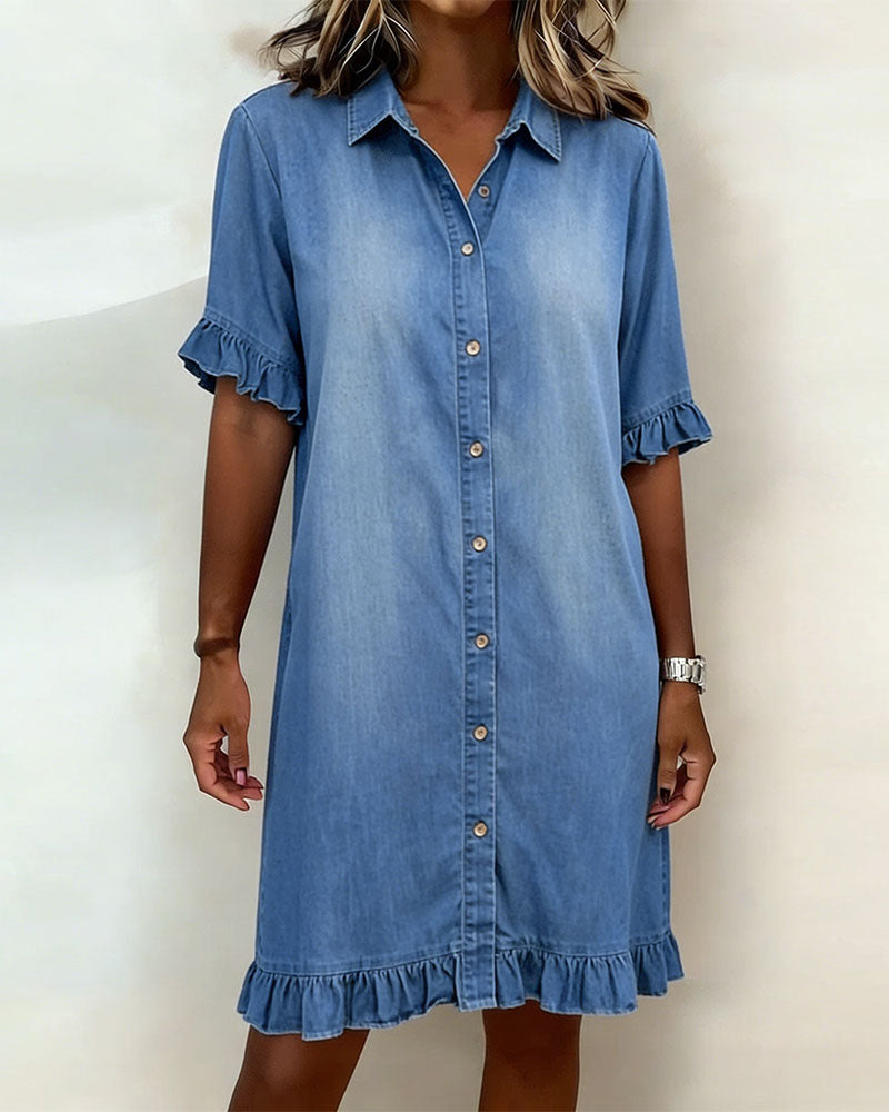 Amelia | Comfortable Denim Dress