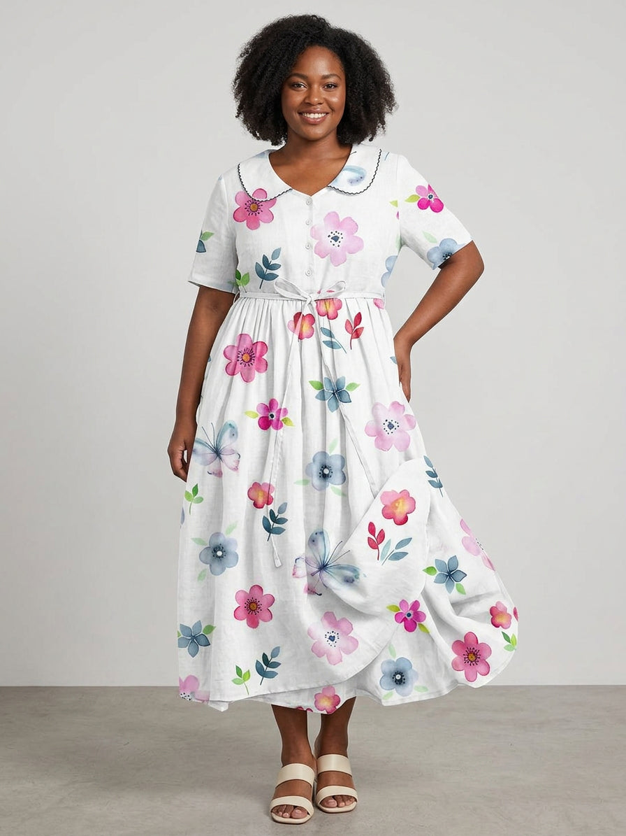 Olyndrah | Elegant Dress - Plus size model