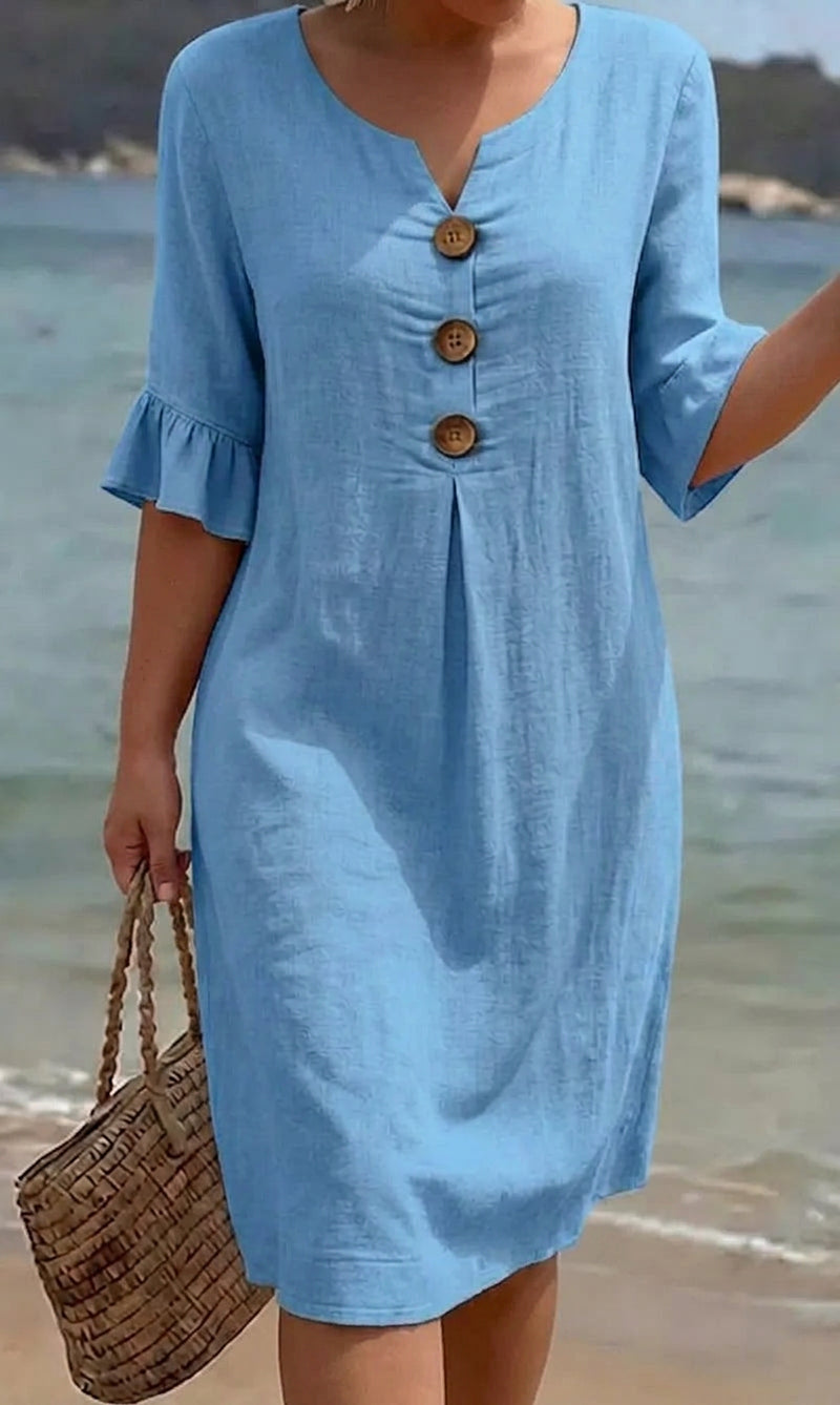 Esme - Elegant Casual Dress - Plus size model