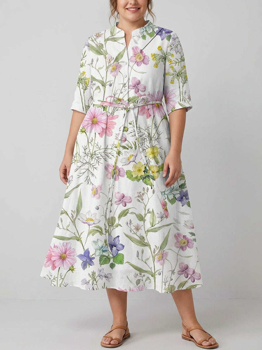 Eryzelle | Elegant Dress - Plus size model