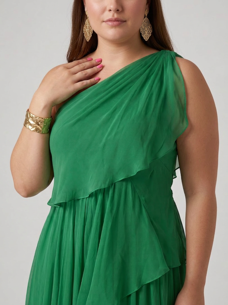 Tracey Maxi Dress - Plus size model