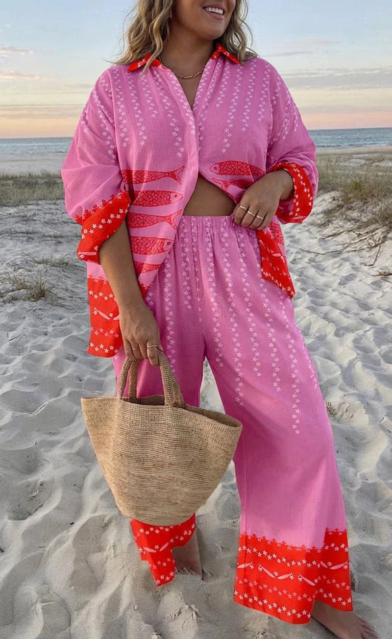 Bellarose | Linen Set - Plus size model