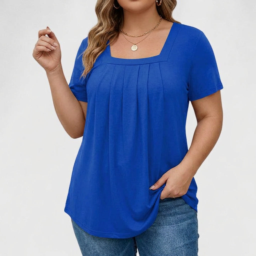 Lenabria | Elegant Summer Blouse - Plus size model