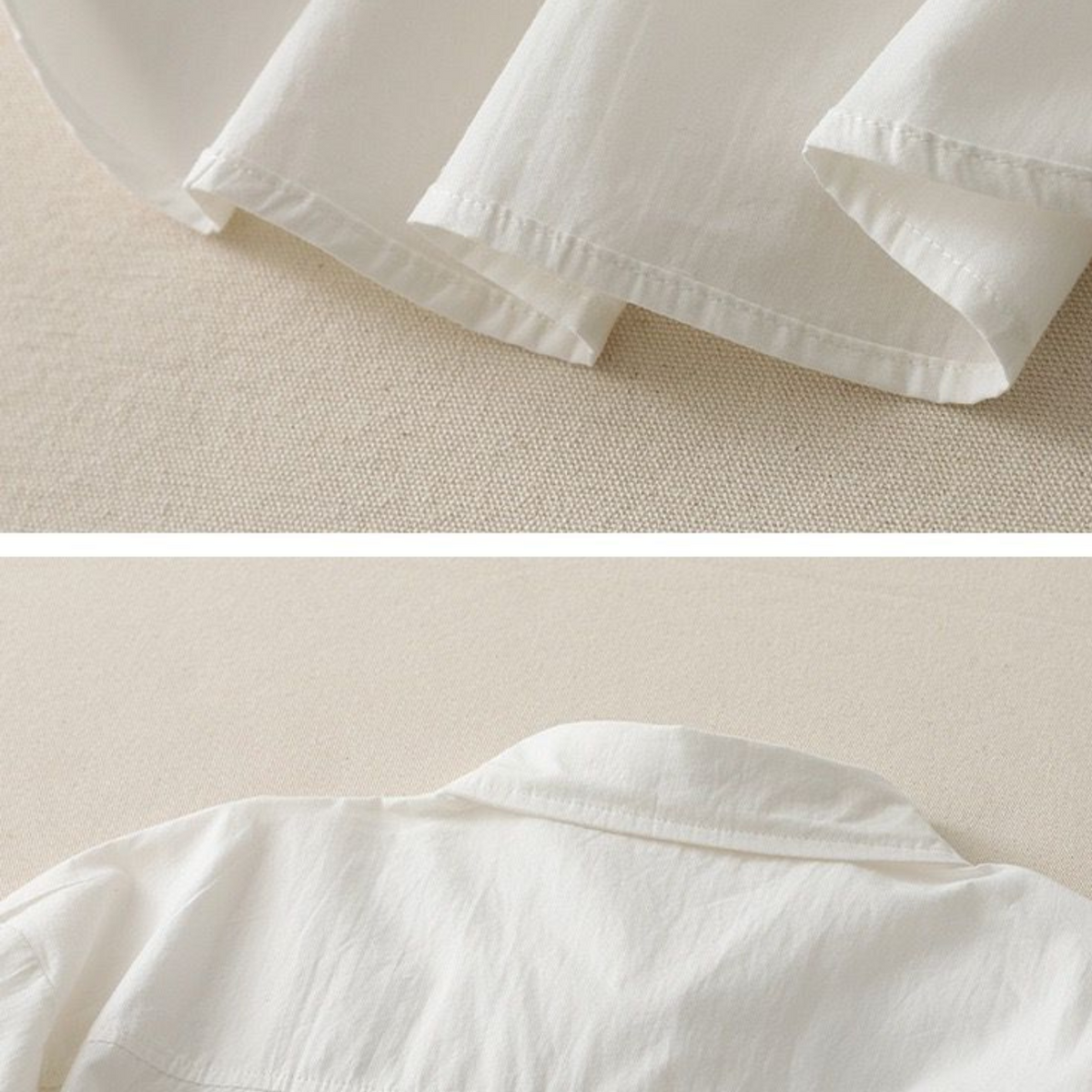 Sienna - Pure Cotton Ruffled Shirt
