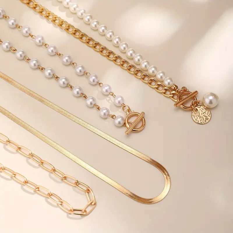 Sophia Necklace Set | Gold