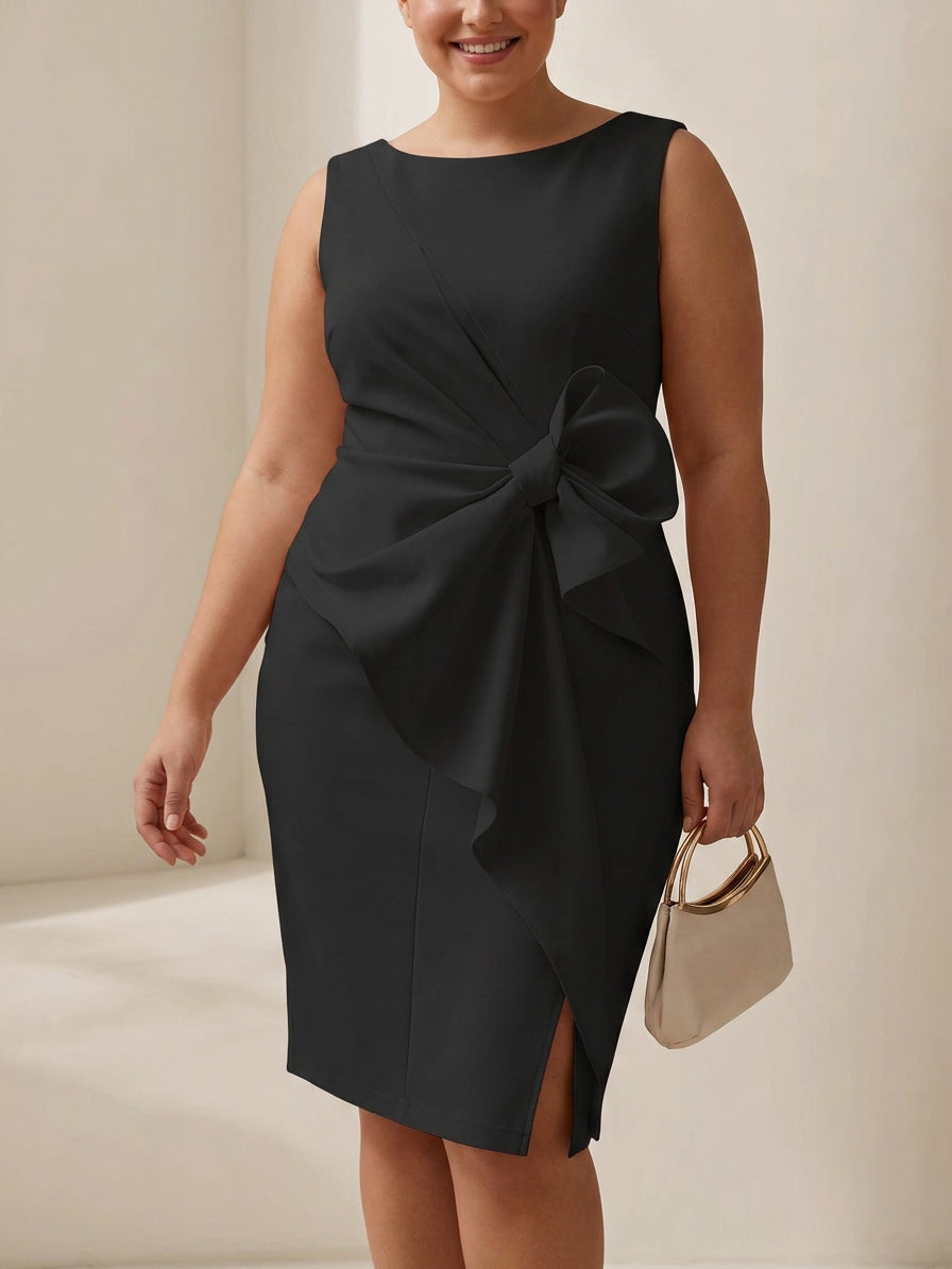 Patricia | Holiday Mood New Bow Tie Dress Edition - Plus size model