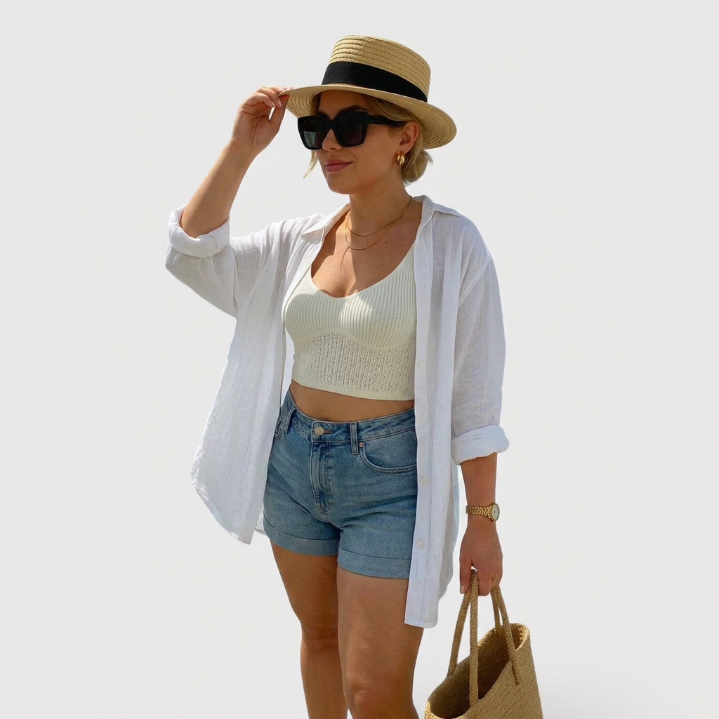 Lynsyann | Elegant Blouse - Plus size model