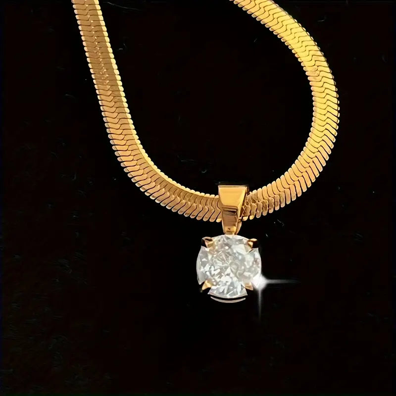 Olivia Necklace | Gold