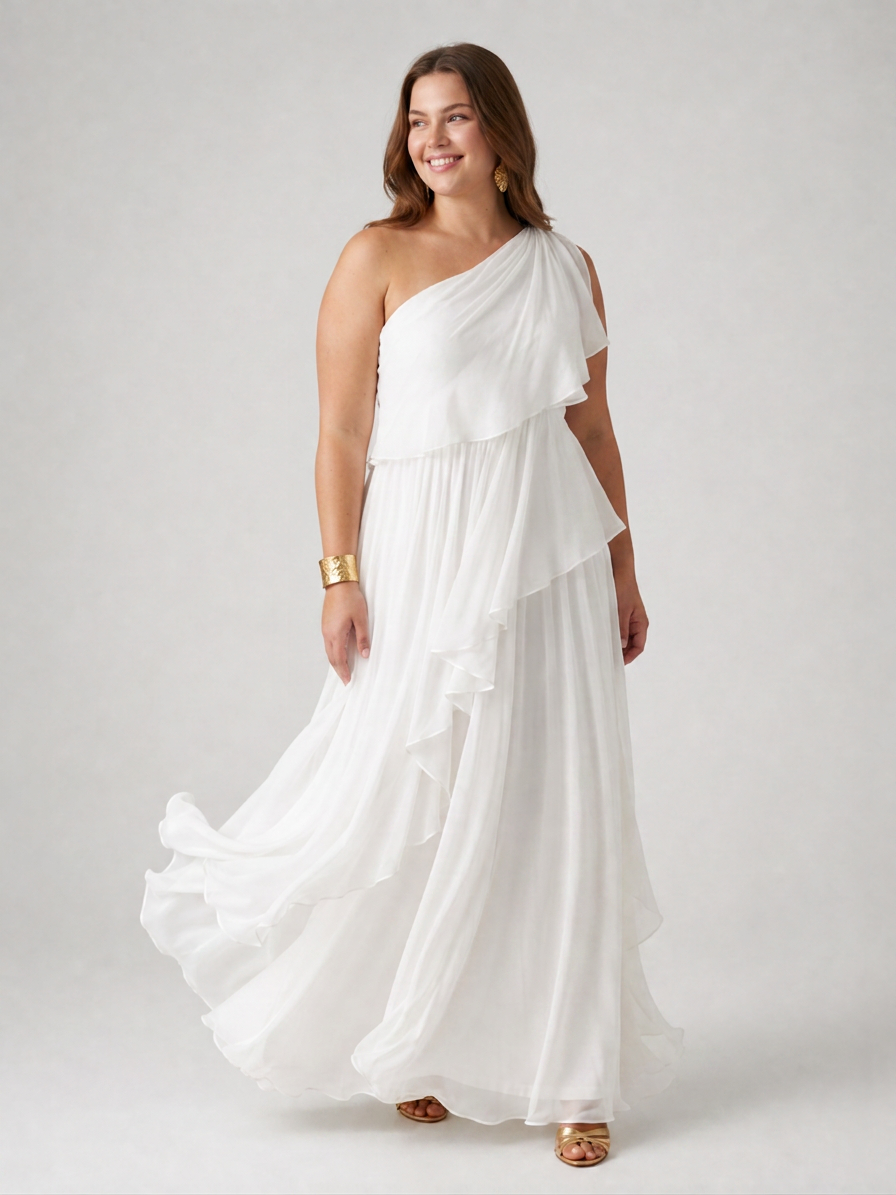 Tracey Maxi Dress - Plus size model