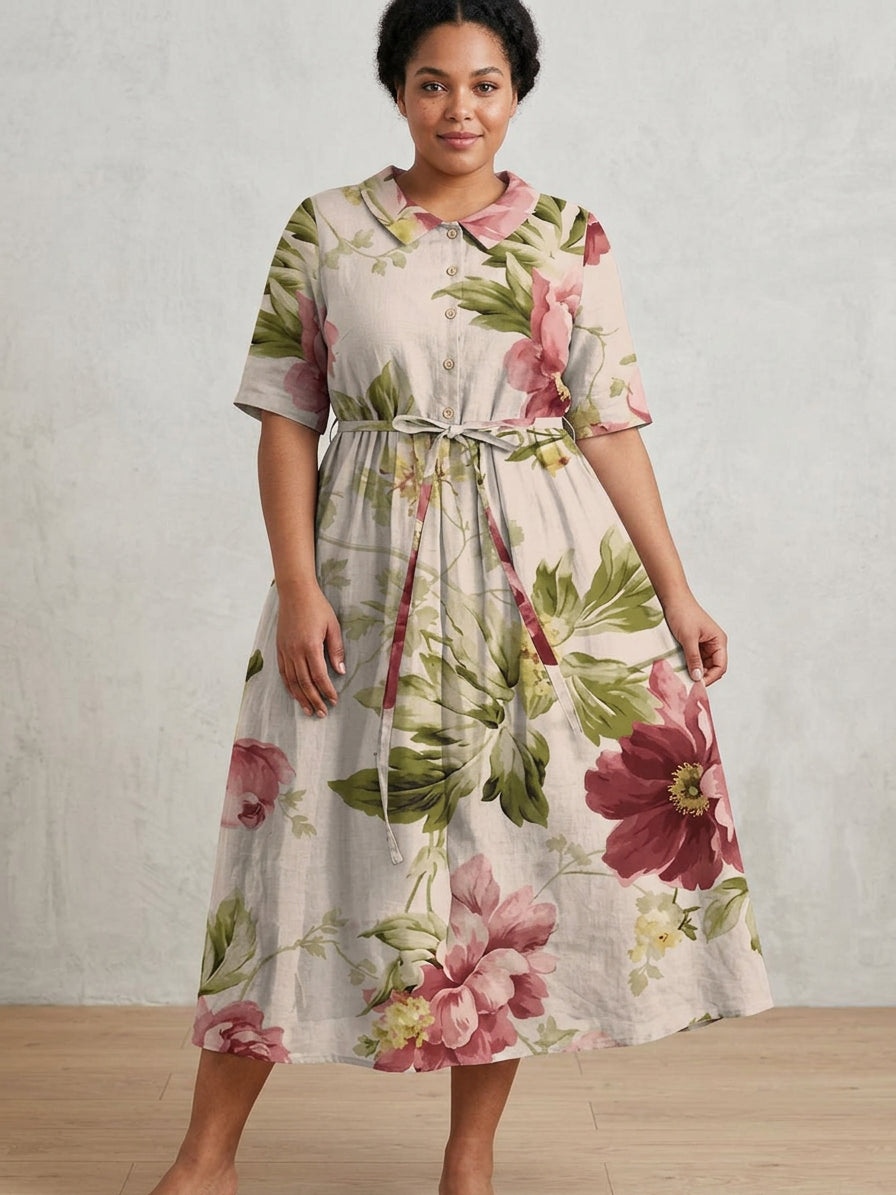 Elanyssah | Elegant Dress - Plus size model