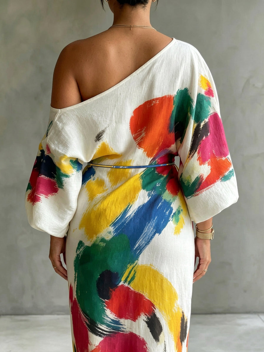 Danella | Maxi Dress - Plus size model