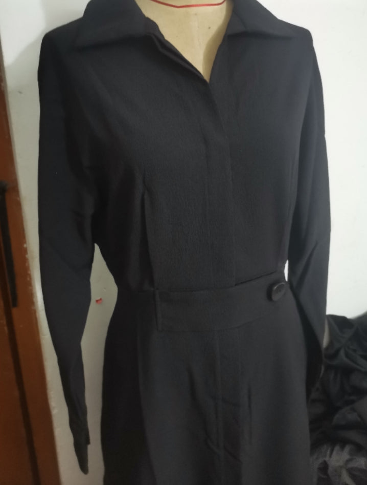 Isla V-Neck Slim Dress: Elegant Sky Blue Statement