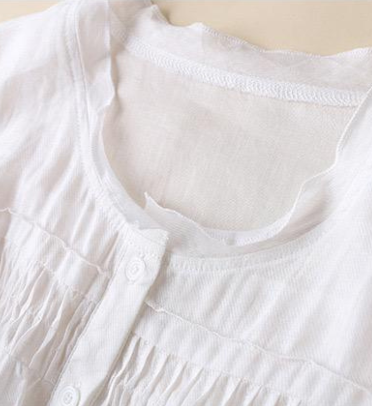Bennett - Pure Cotton Shirt With Pleat Work