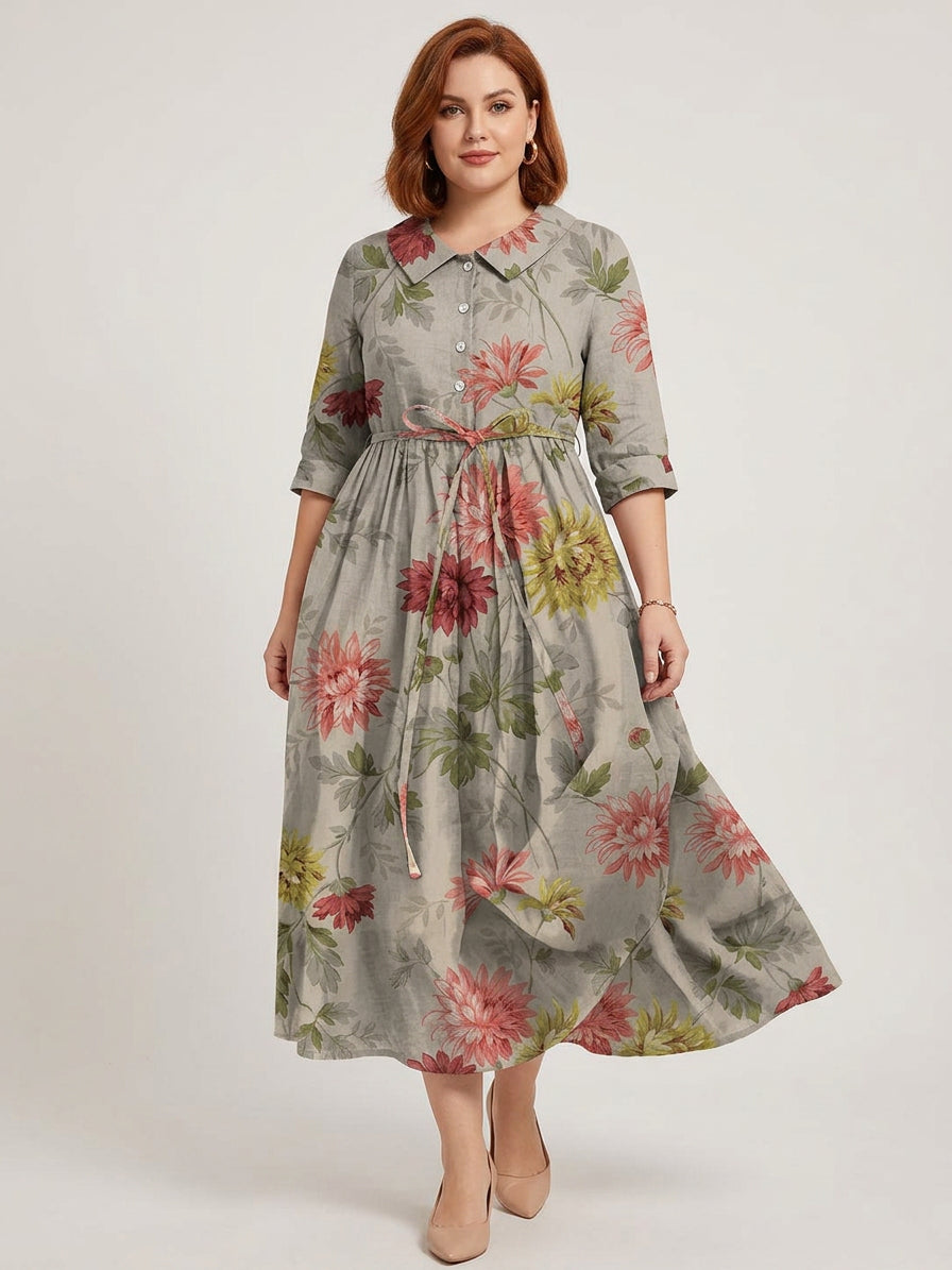 Hyvannah | Elegant Dress - Plus size model