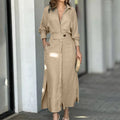 Isla V-Neck Slim Dress: Elegant Sky Blue Statement