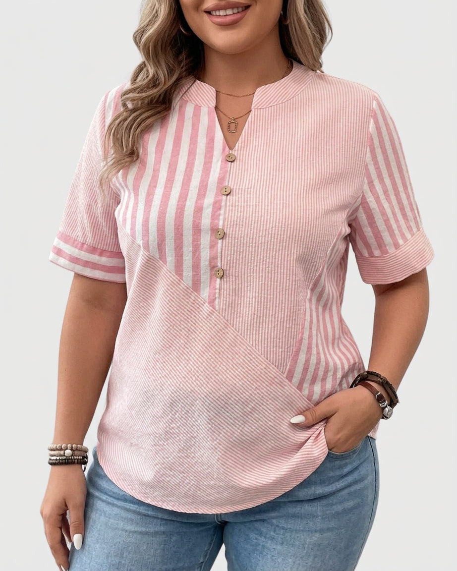Gigi | Sophisticated Blouse - Plus size model