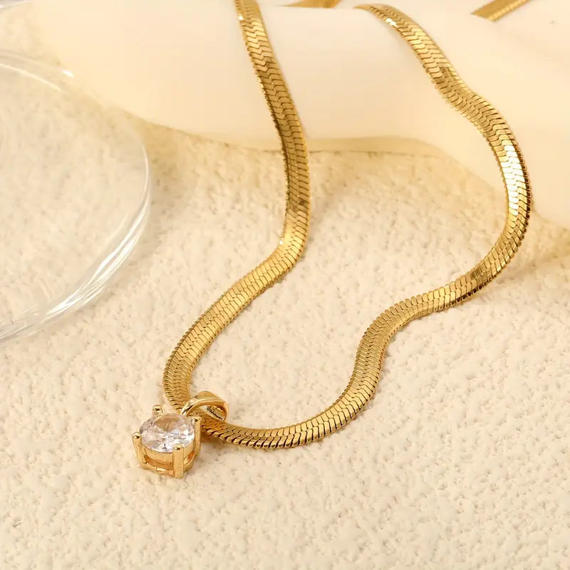 Olivia Necklace | Gold