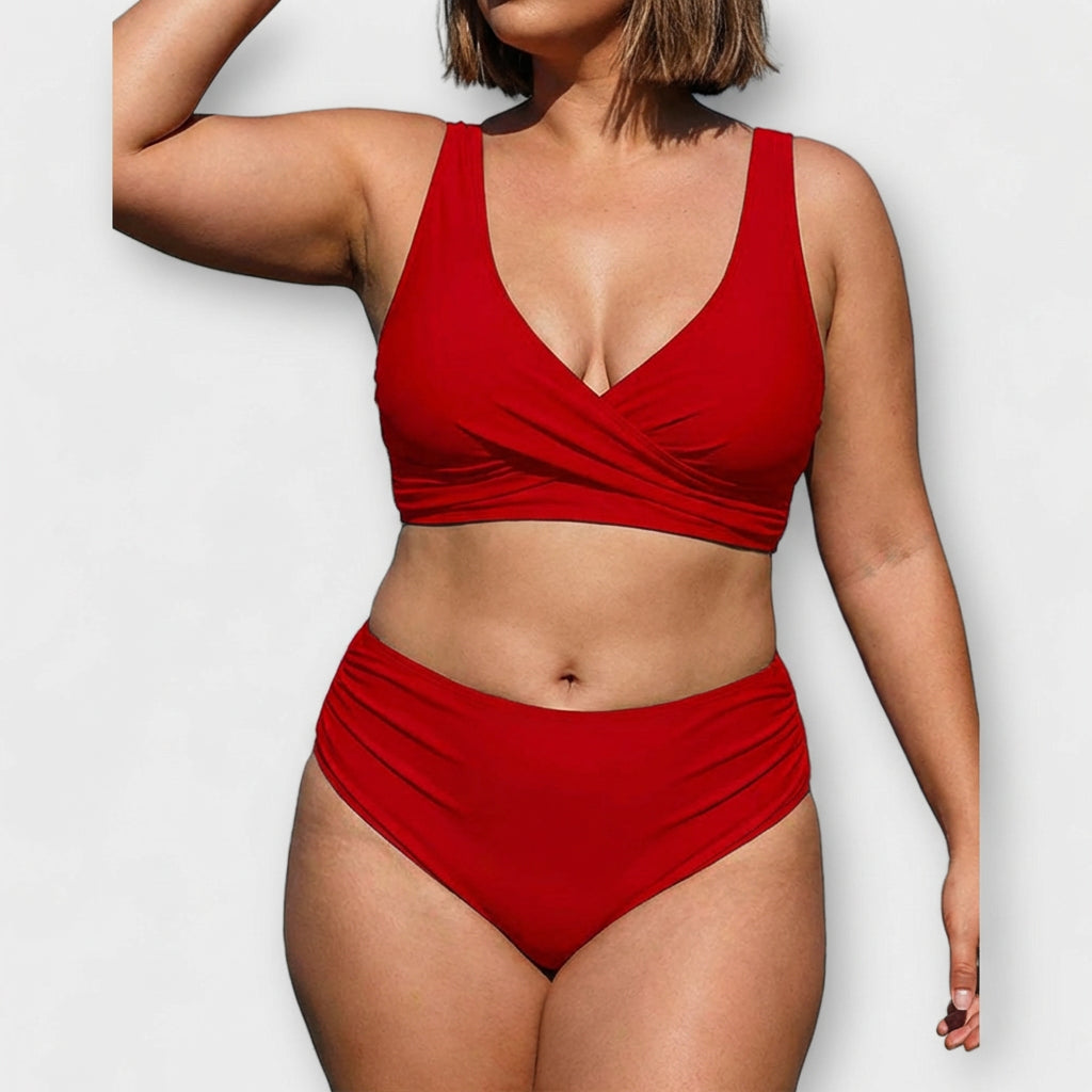 Irena | Elegant & Figure-Flattering Two-Piece Bikini - Plus size model
