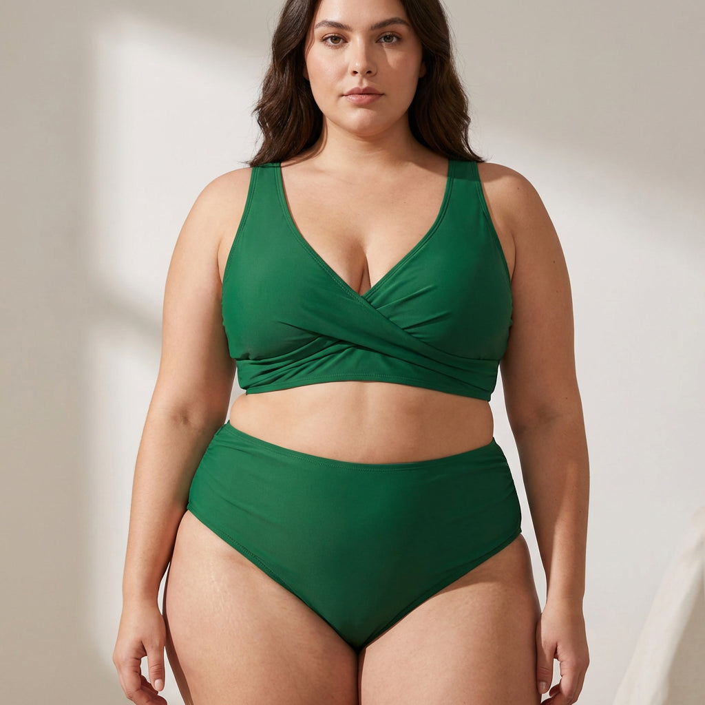 Irena | Elegant & Figure-Flattering Two-Piece Bikini - Plus size model