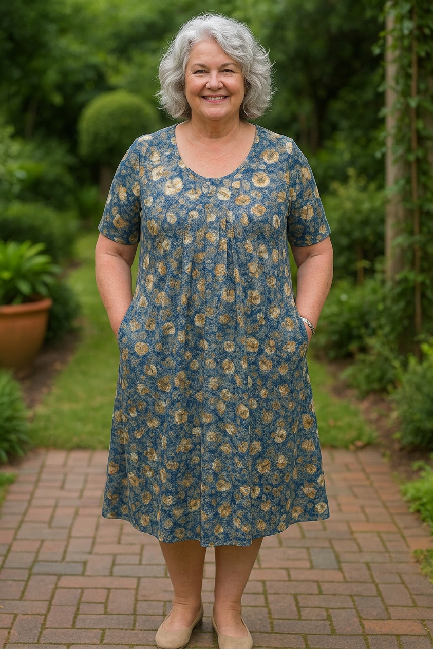 Ivryrose | Dress - Elegant Flow - Plus size model