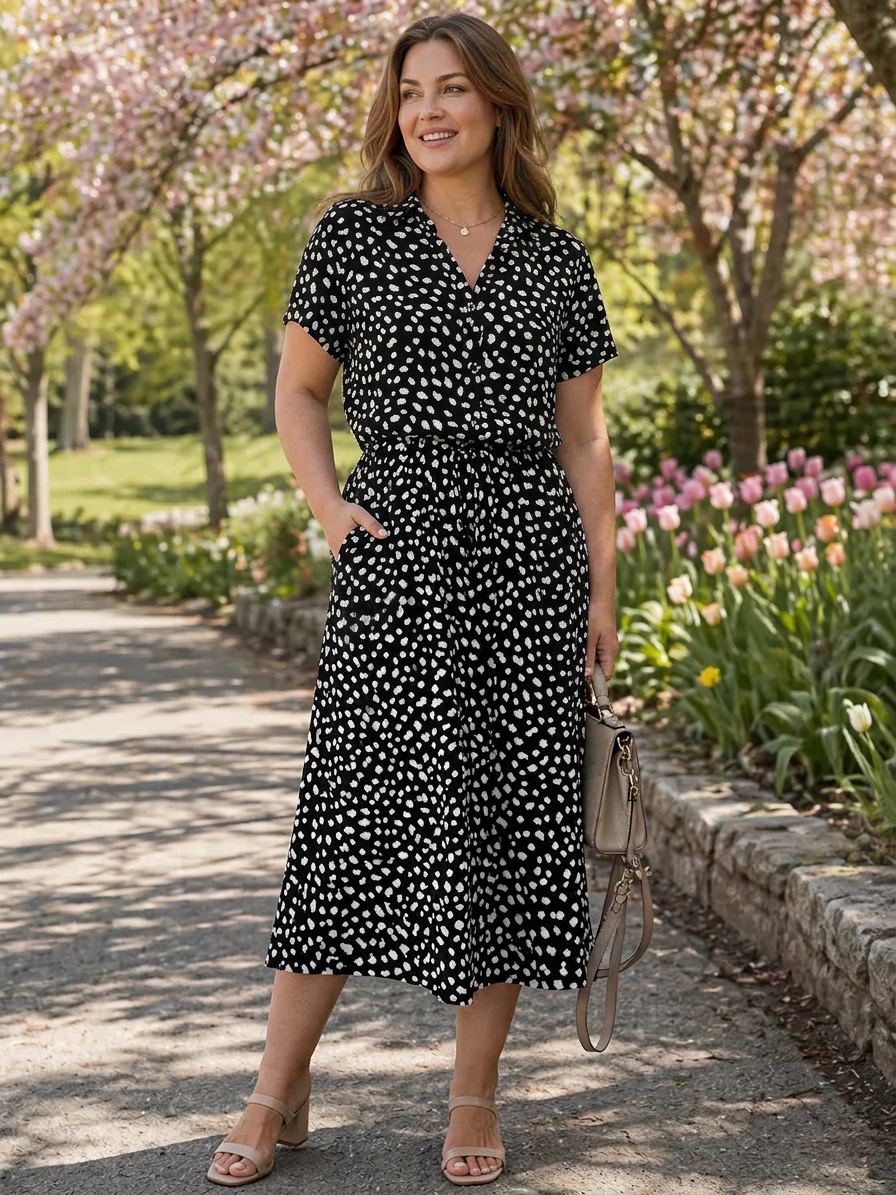 Cybele | Floral Dresses - Plus size model