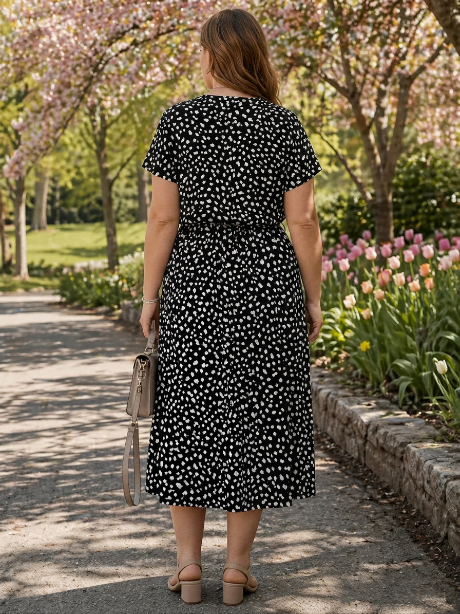 Cybele | Floral Dresses - Plus size model