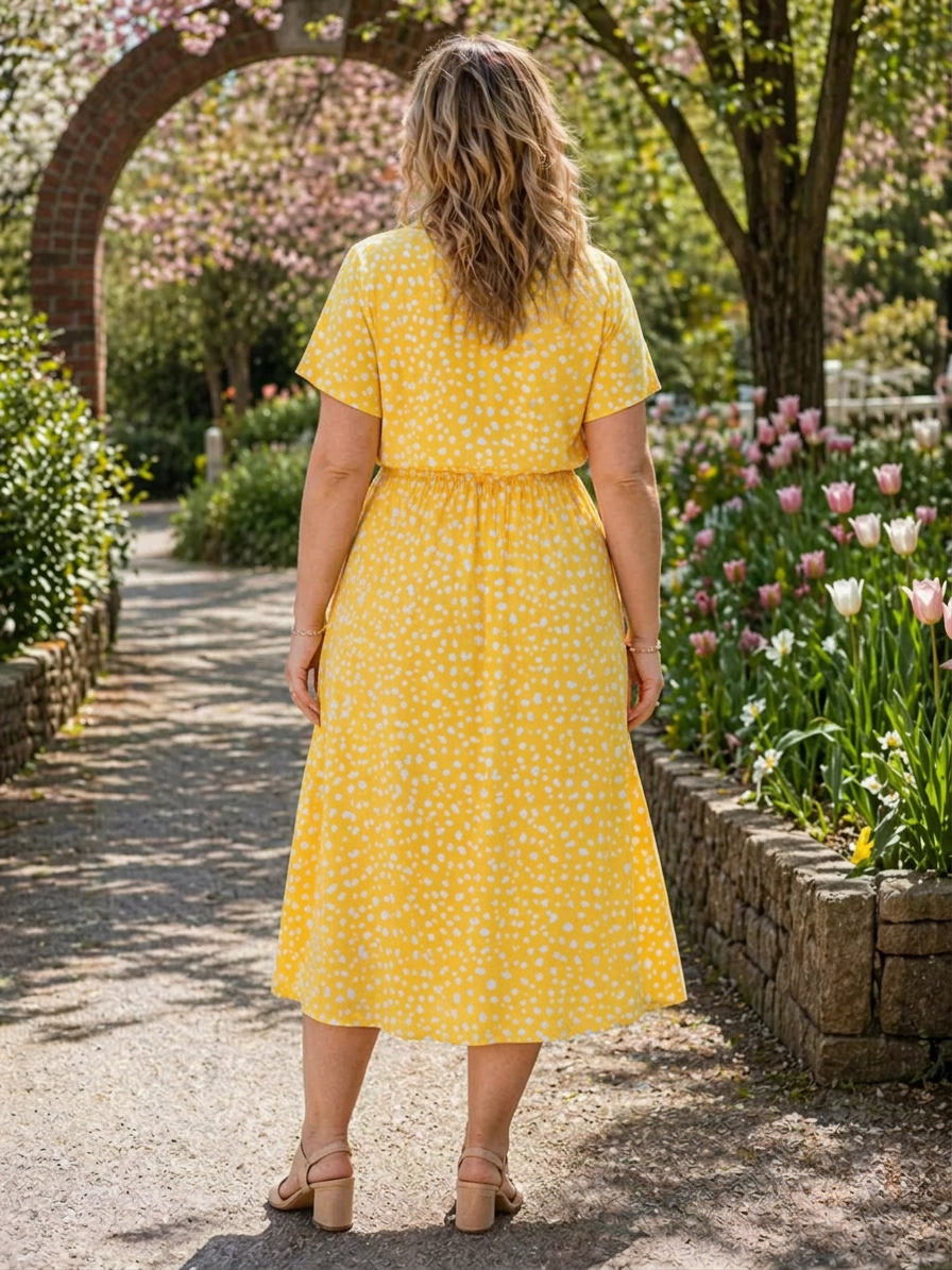 Coralie | Floral Dresses - Plus size model