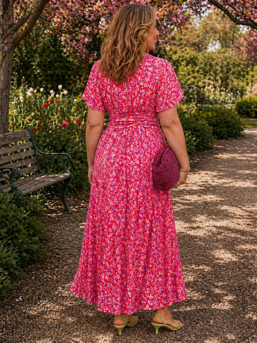 Laelia | Floral Dresses - Plus size model
