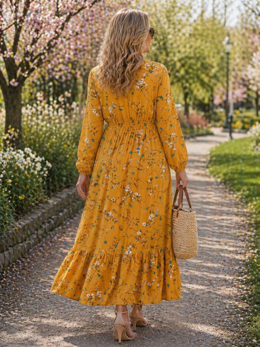 Bambi | Floral Dresses - Plus size model