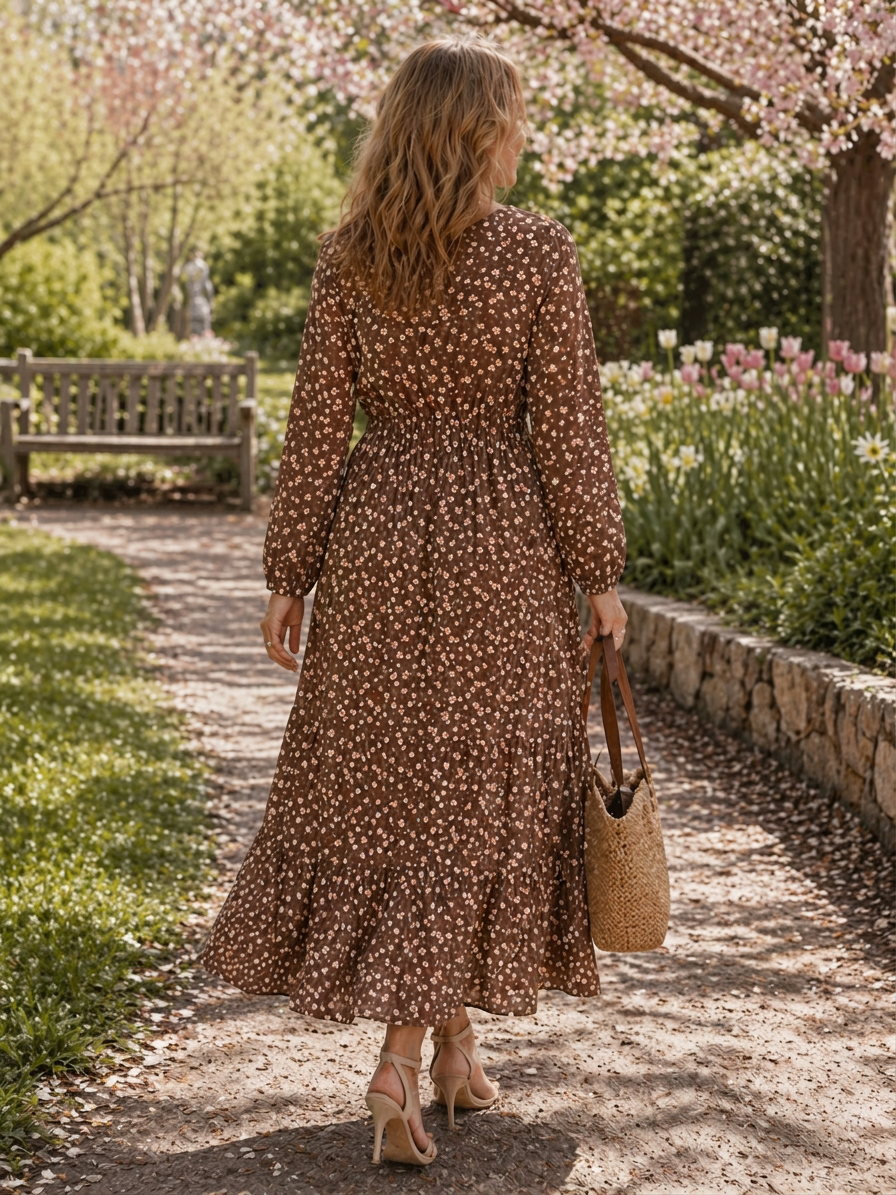 Arcelia | Floral Dresses - Plus size model