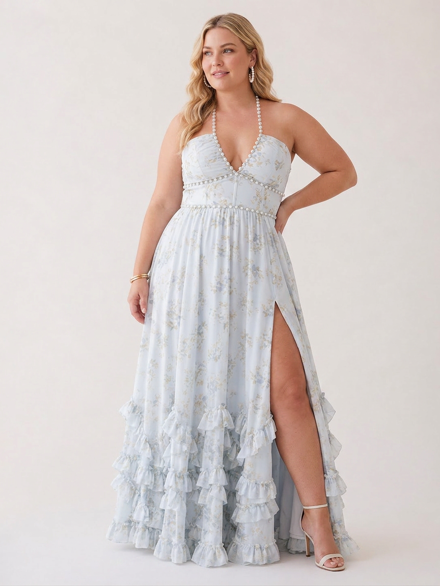 Stella & Grace™ | Elegant Dress - Plus size model